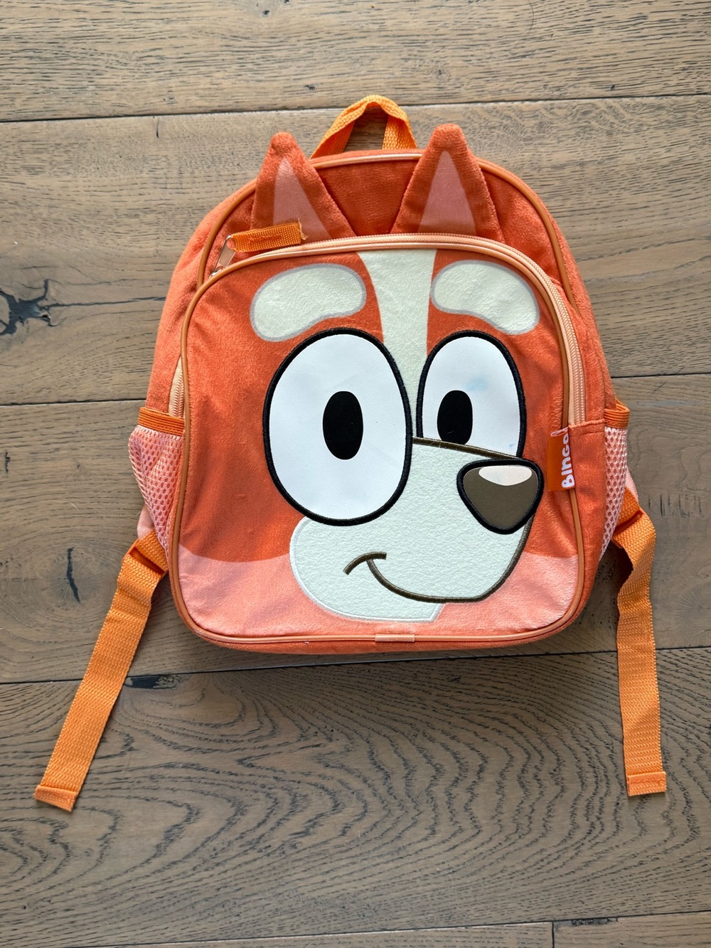 Bluey Bingo Kids Backpack 12” Orange Plush Preschool Travel Bag